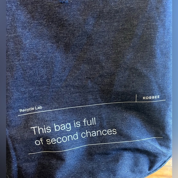 Korres Santorini Grape Poreless Skin Perfecting Toner 4.22oz Denim Tote & Pouch - Picture 14 of 15